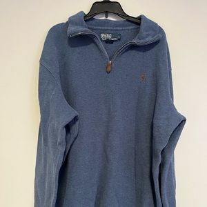 Polo Quarter Zip Sweater Size Large